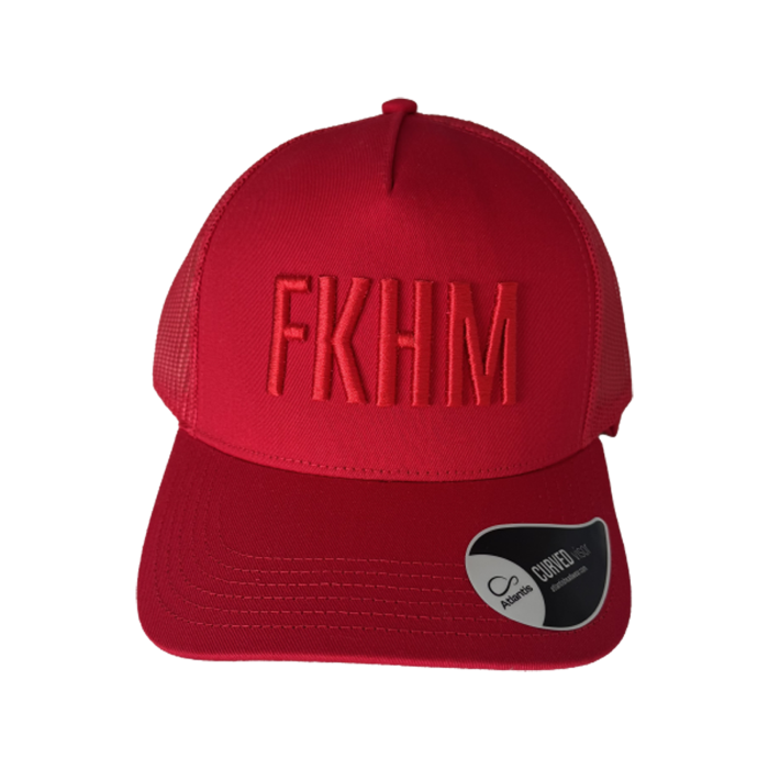 Kšiltovka FKHM červená - dospělí